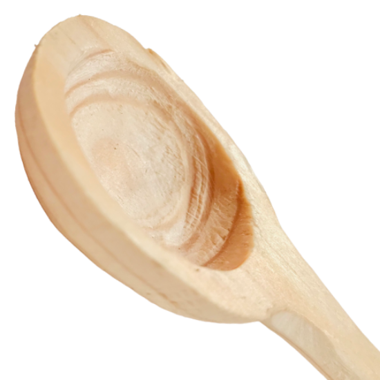 Imagen de 6 Cucharas Moleras/salseras Artesanal Uso Gral 17-19 Cm