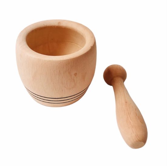 Imagen de Mortero Grande Artesanal De Madera