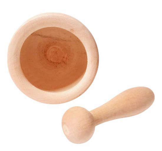 Imagen de Mortero Grande Artesanal De Madera