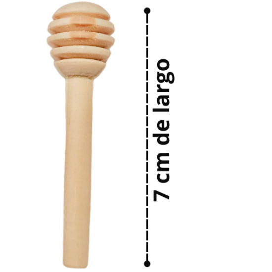 Imagen de 25 Palitas Mieleras De Madera - Cucharas Mieleras Artesanal