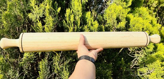 Imagen de Rodillo De Madera - Extra Largo - 60 Cm De Largo