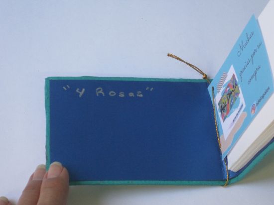 Imagen de Pintura original plasmada en una libreta artesanal