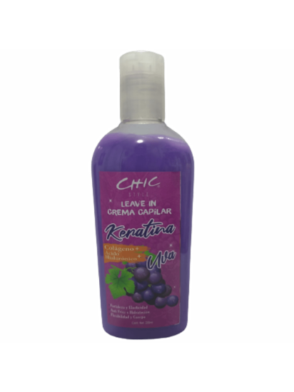 Imagen de Crema Capilar Keratina Uva + Colágeno + Ácido Hialurónico 250ml