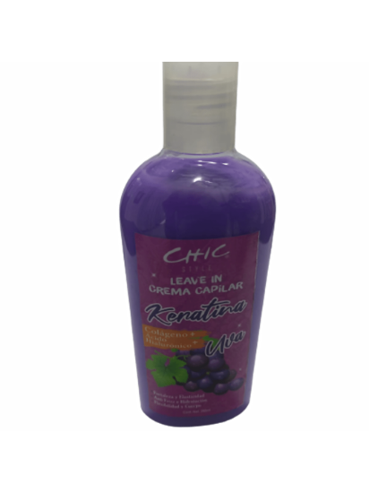 Imagen de Crema Capilar Keratina Uva + Colágeno + Ácido Hialurónico 250ml