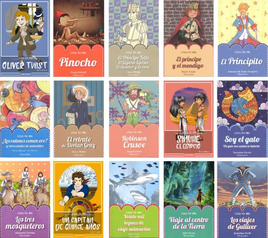Imagen de 50 libros infantiles Surtidos colección lecturas Primaria