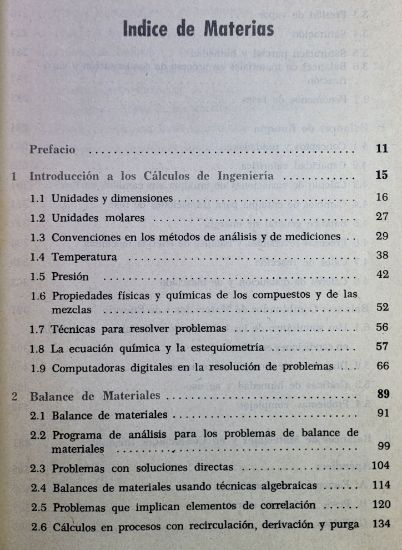 Imagen de Libro Principios y cálculos básicos de la ingeniería química
