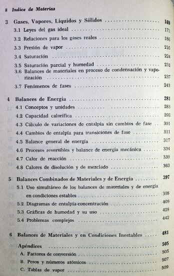 Imagen de Libro Principios y cálculos básicos de la ingeniería química
