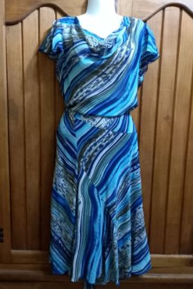 Imagen de VESTIDO DAMA AZUL T36