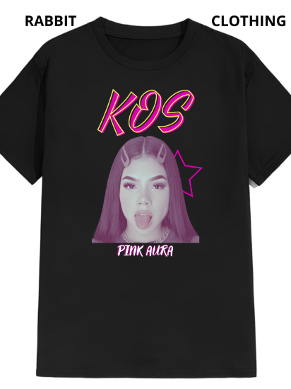 Imagen de Playera manga corta 100% algodón diseño estampado "KOS" 
