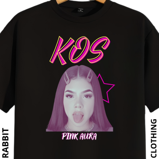Imagen de Playera manga corta 100% algodón diseño estampado "KOS" 