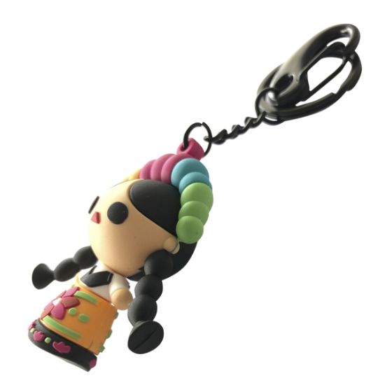 Imagen de By Mexico Llavero 3D Muñeca Juanita 