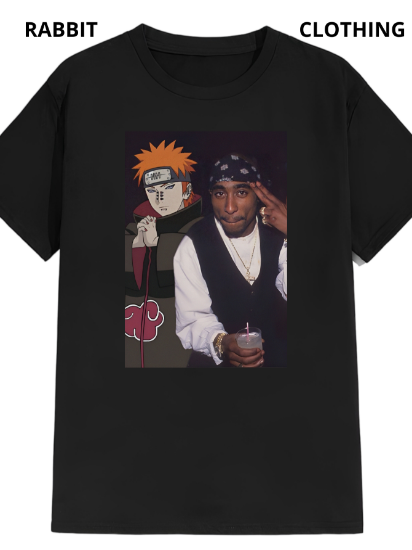 Imagen de Playera manga corta 100% algodón diseño estampado "Pck naruto" 