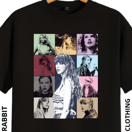 Imagen de Playera manga corta 100% algodón diseño estampado "Taylor Sw" 