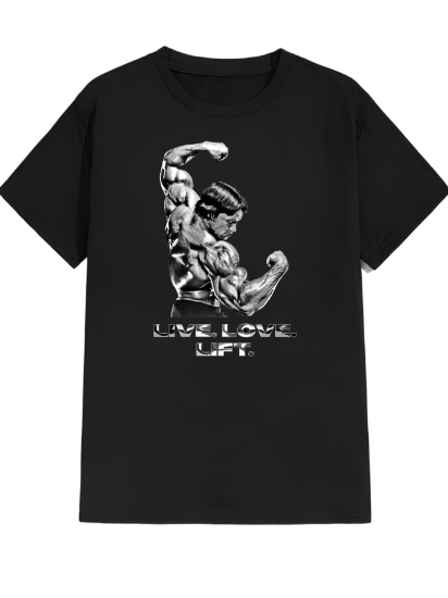 Imagen de Playera manga corta 100% algodón diseño estampado "Arnold"