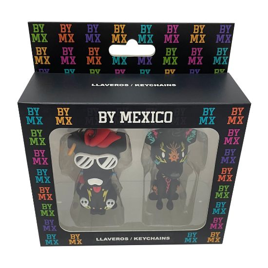 Imagen de By Mexico Llavero 3D Dúo Xolo Tepache y Chilaquil  
