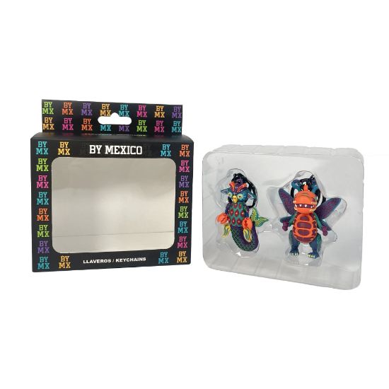 Imagen de By Mexico Llavero Dúo  Alebrish Bi y Niza