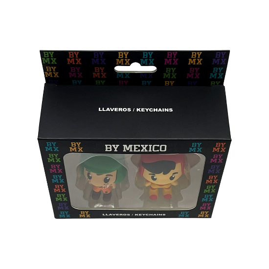 Imagen de By Mexico Llavero 3D Dúo Chavo y Chapulín 