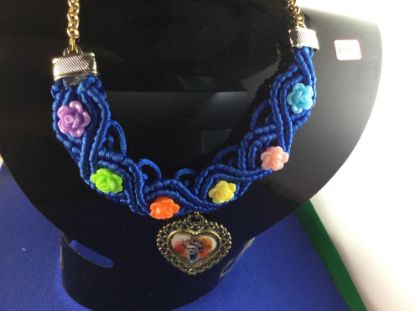 Imagen de Juego de collar y aretes  Floral