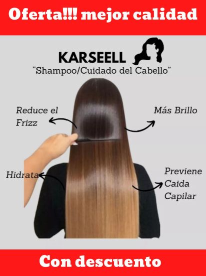 Imagen de Shampoo Champú  Karseell Con Esencia De Maca Reparadora Y Colágeno