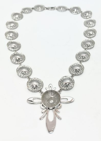 Imagen de Juego 3 piezas cruz cuarzo blanco.