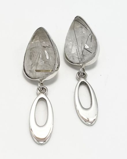 Imagen de Juego 3 piezas cruz cuarzo blanco.