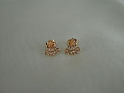 Imagen de Arete atrapasueños hecha de chapa de oro