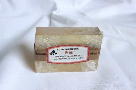 Imagen de Jabón Artesanal Rectangular de Miel 90 gr