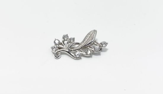 Imagen de Prendedor ramo con Zirconias blancas