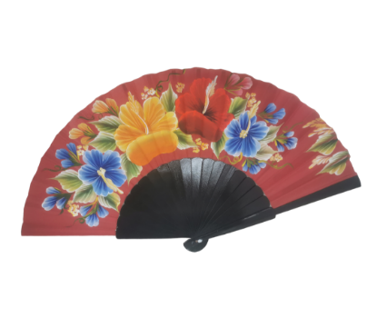 Imagen de Abanico pintado con flores