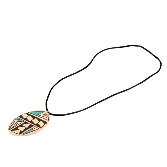 Imagen de Dije de barro decorado