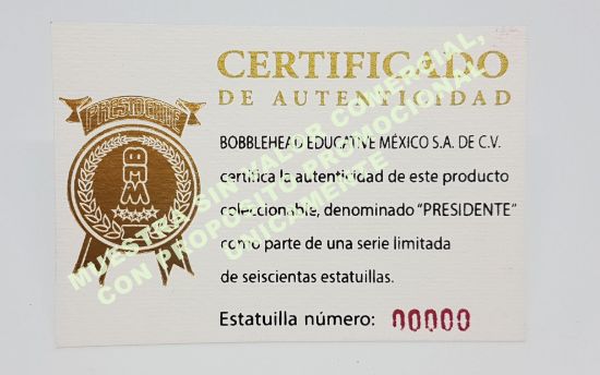 Imagen de Estatuilla Coleccionable Bobblehead AMLO/PRESIDENTE