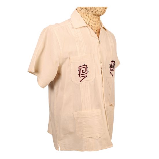 Imagen de Camisa de manta bordado a mano