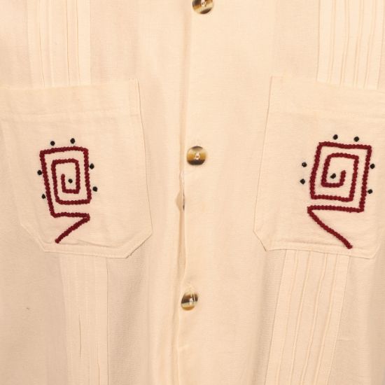 Imagen de Camisa de manta bordado a mano