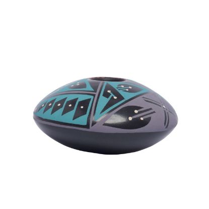 Imagen de Olla disco azul paquimé