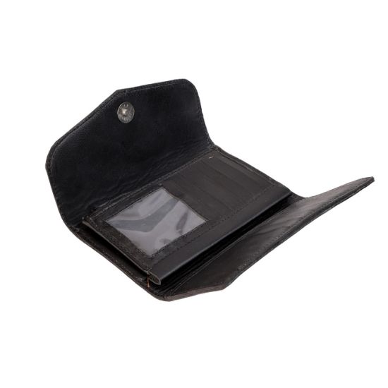 Imagen de Cartera larga de piel negra