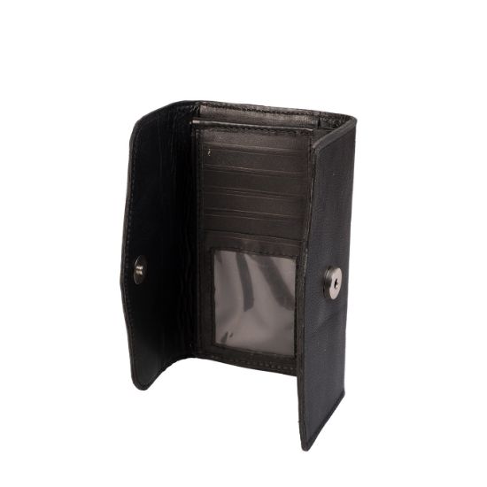 Imagen de Cartera larga de piel negra