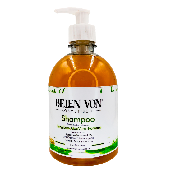 Imagen de Shampoo Natural de Jengibre AloeVera Romero