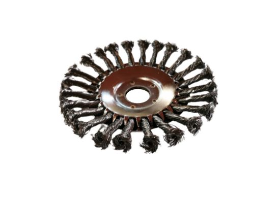 Imagen de Cortador de alambre trenzado para desbrozadora 8" de diámetro incluye roldanas de ajuste M10L