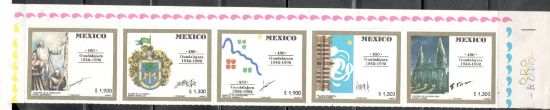 Imagen de SERIE SETENANT 450 AÑOS DE LA FUNDACIÓN DE GUADALAJARA 1992 