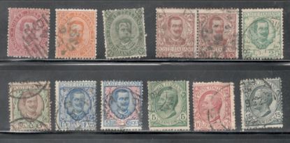 Imagen de COLECCIÓN DE ESTAMPILLAS CLÁSICAS DE ITALIA 1879 REY HUMBERTO Y VICTOR MANUEL