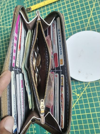 Imagen de Cartera larga Piel con cierre