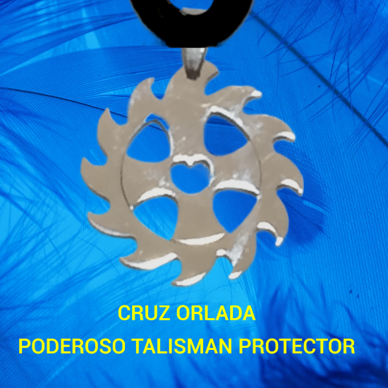 Imagen de 1 Cruz Orlada Acero Inoxidable Poderosisimo Talisman Protector  Curado e Intensionado, Alta Durabilidad En Collar o Llavero o en Alas de Angel x1