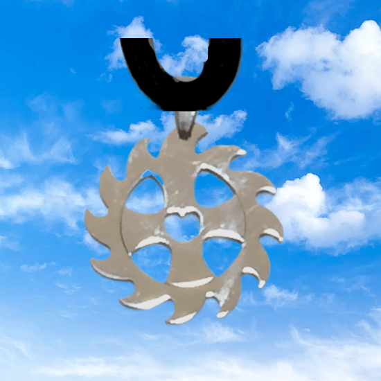 Imagen de 1 Cruz Orlada Acero Inoxidable Poderosisimo Talisman Protector  Curado e Intensionado, Alta Durabilidad En Collar o Llavero o en Alas de Angel x1