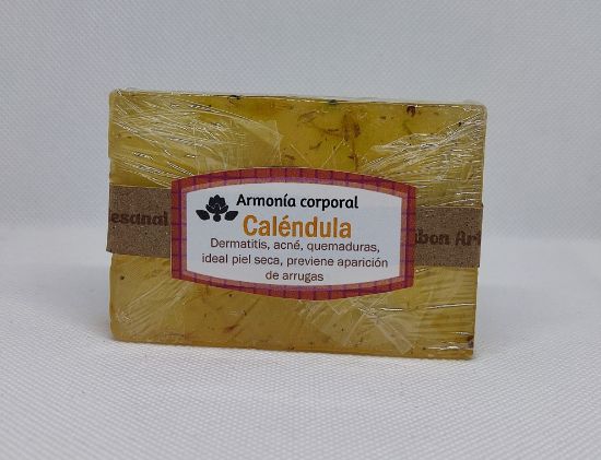 Imagen de Jabón Artesanal Rectangular de Caléndula  90 gr