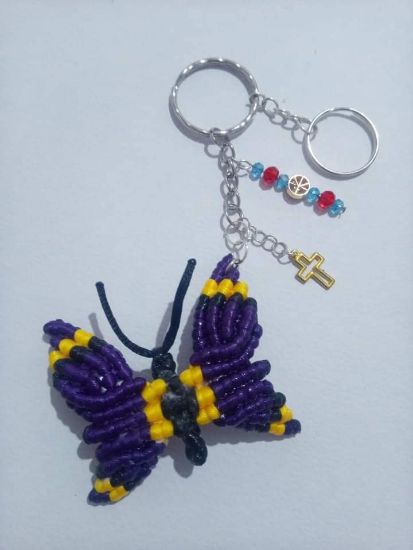 Imagen de DUO MARIPOSAS MORADAS