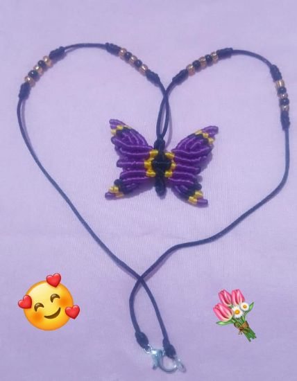 Imagen de DUO MARIPOSAS MORADAS