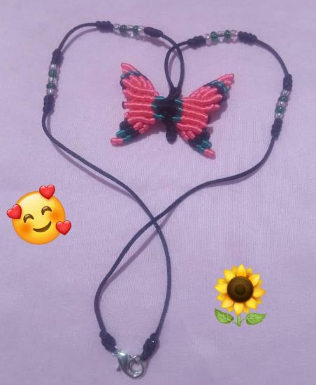 Imagen de DUO MARIPOSAS COLOR ROSA