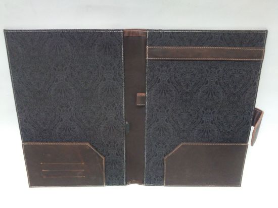 Imagen de CARPETA DE PIEL OFICIO CON BROCHE DE IMÁN