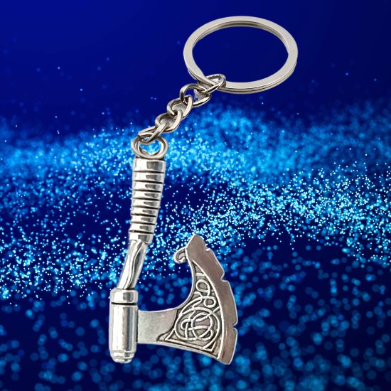 Imagen de 1 Dije Grande Hacha Vikinga  o Medioeval  Doble o Sencilla en Collar o Llavero +8 Modelos para Escoger x13