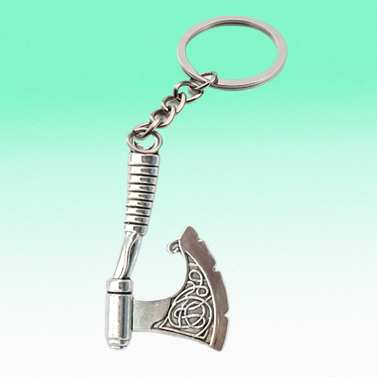 Imagen de 1 Dije Grande Hacha Vikinga  o Medioeval  Doble o Sencilla en Collar o Llavero +8 Modelos para Escoger x13